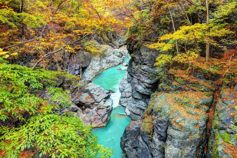 4112　外国切手　グリーンランド　山岳風景　世界遺産　美しい Agatsuma Gorge