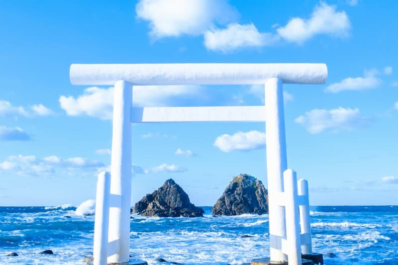 桜井二見ヶ浦の夫婦岩