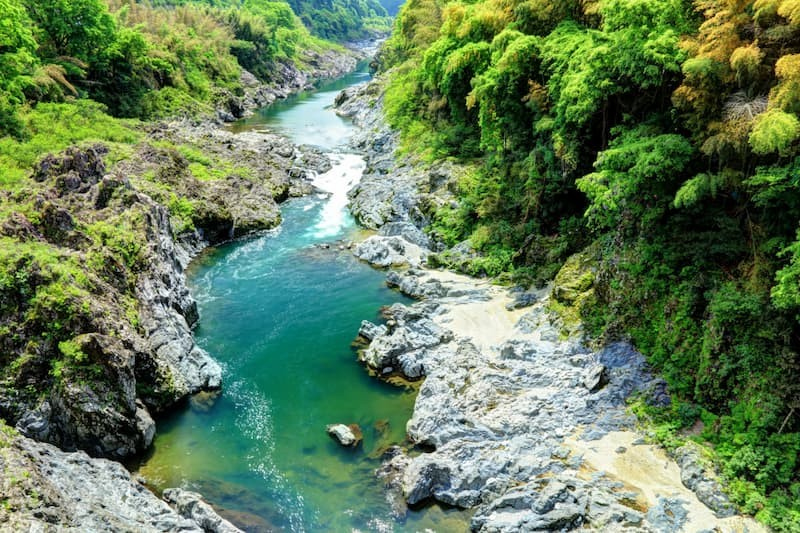 4112　外国切手　グリーンランド　山岳風景　世界遺産　美しい Hisui Gorge