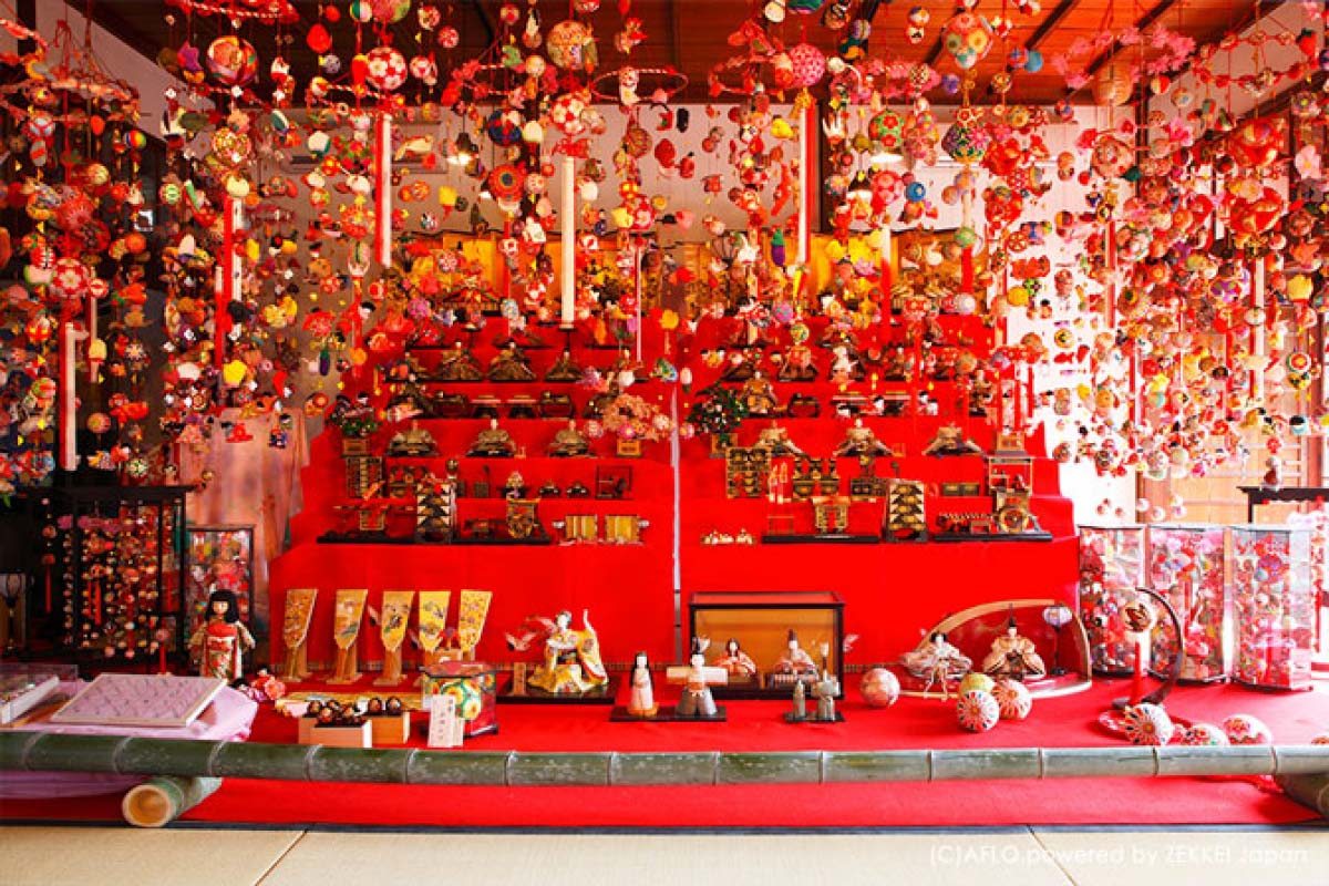 ②雛壇 7段飾り 春童作 吉野雛 きらびやかな雅の世界へ！インスタ