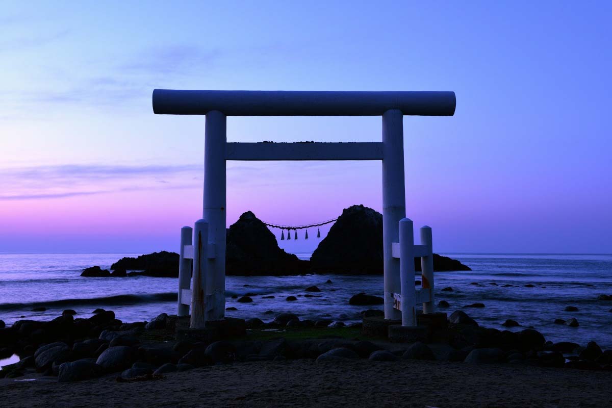 桜井二見ヶ浦の夫婦岩