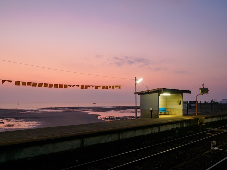 You can view the seas in zero minute by walk from the railway station ...