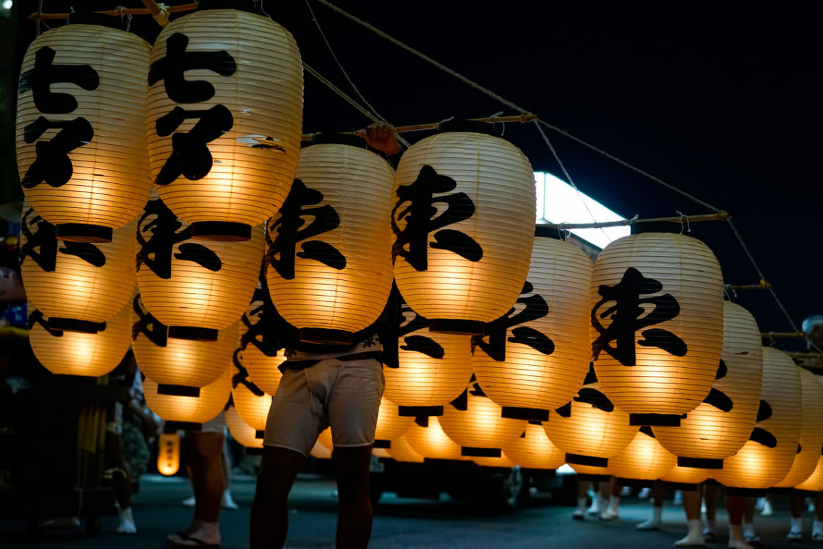 秋田竿灯节的景点绝景日本