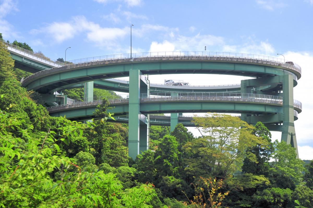 河津七滝ループ橋 七滝高架橋