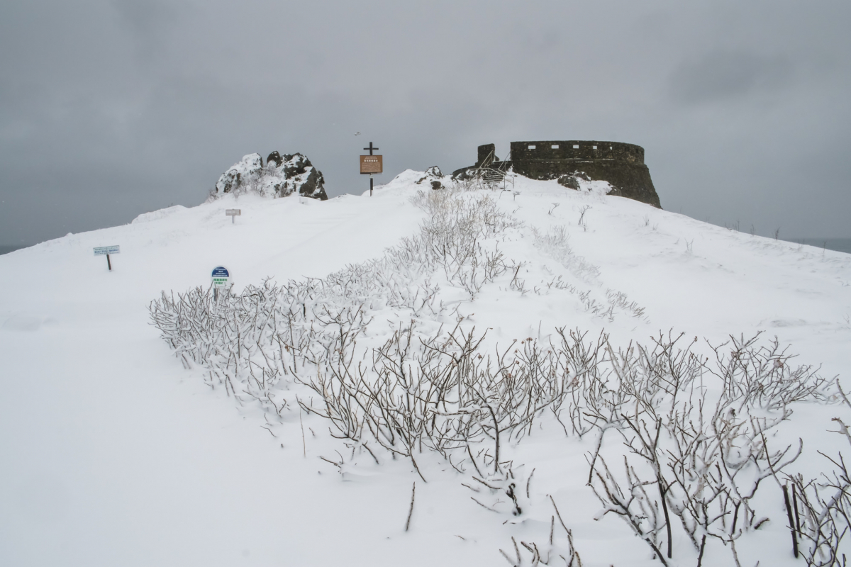 高崎昇平、【浄土ヶ浜朝景】、希少な額装用画集より、新品額装付、状態良好 葦毛崎展望台
