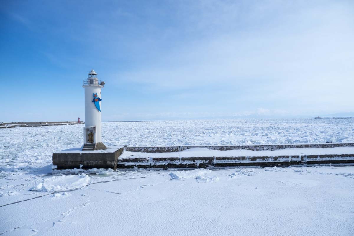網走の流氷