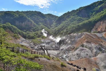 登别地狱谷的景点 绝景日本